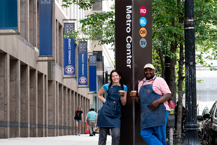 Celebrating our 25th cafe: 555 13th Street NW!