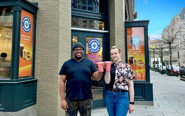Compass Coffee transforms old Pete's Coffee into newest location