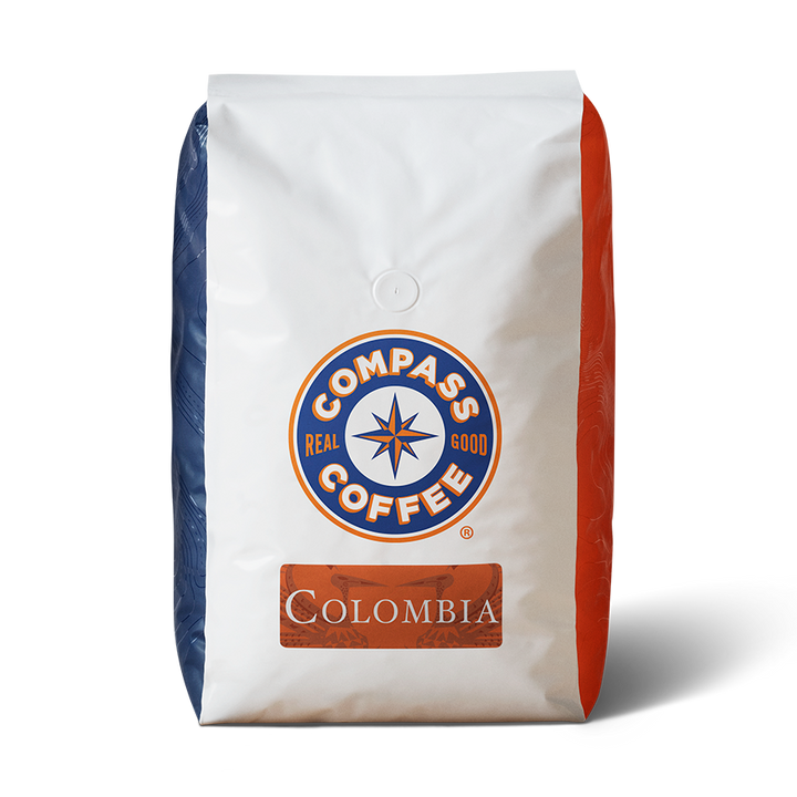 dark colombia single origin whole bean blend 5lb bag