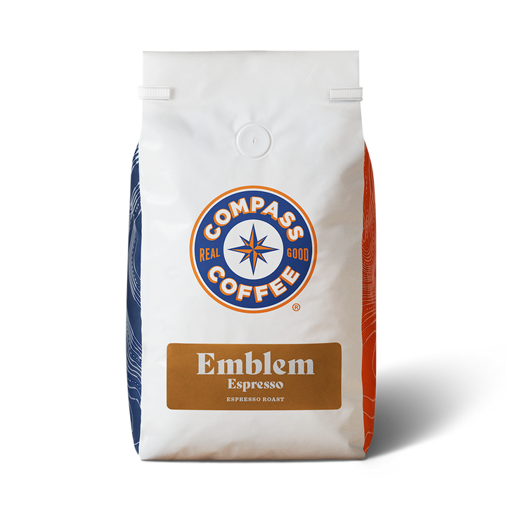 Compass Coffee 2lb Bag Emblem Espresso Espresso Roast