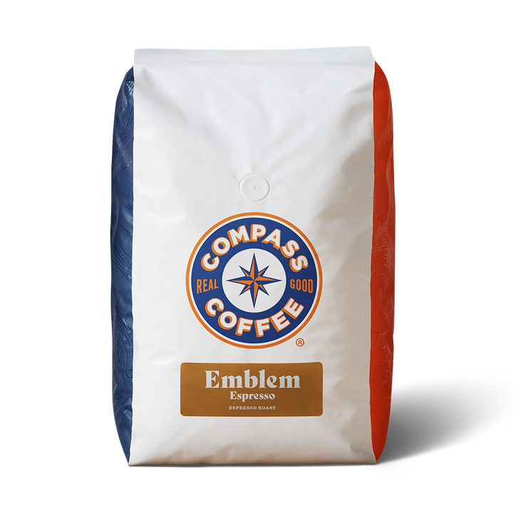 Compass Coffee 5lb Bag Emblem Espresso Espresso Roast