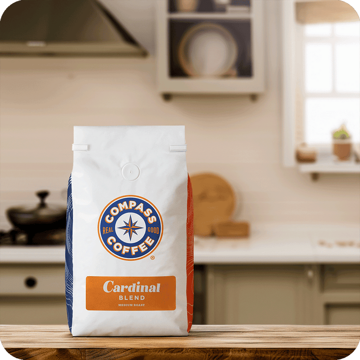 Compass Coffee Cardinal Blend 2lb Bag Farmhouse Kitchen