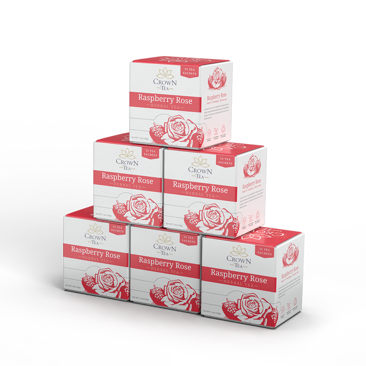 Compass Coffee Raspberry Rose Tea 6 Pack