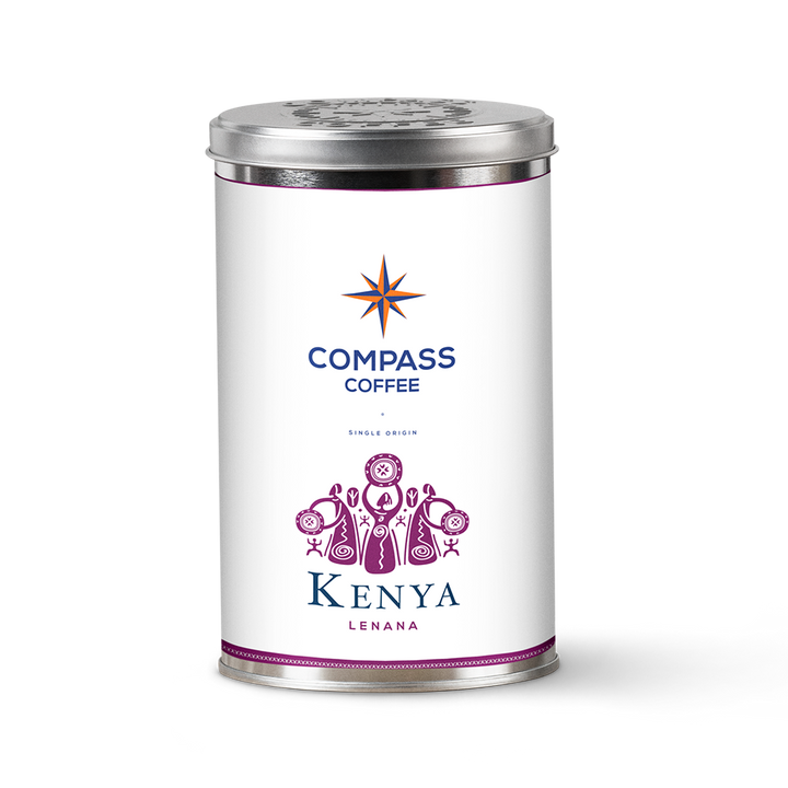 kenya single origin coffee beans blend 12oz tin