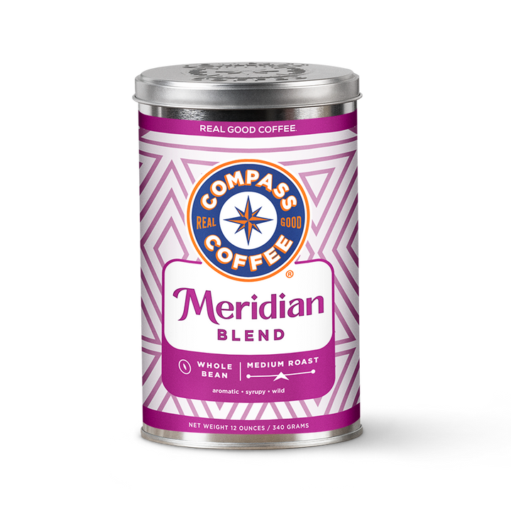 meridian medium roast whole bean coffee blend 12oz
